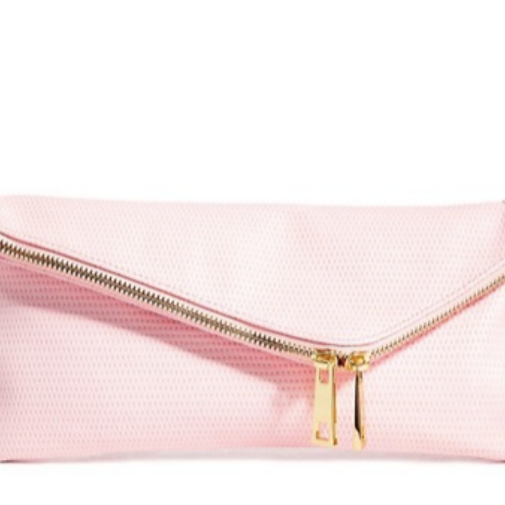 River Island Nude Pink Asymmetrical Clutch - Picture 3 of 8